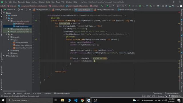 Full Notes App With Local Database | Sharedpreferences |Android App Development Tutorial смотреть онлайн