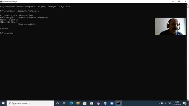 Print float value in Java Program смотреть онлайн