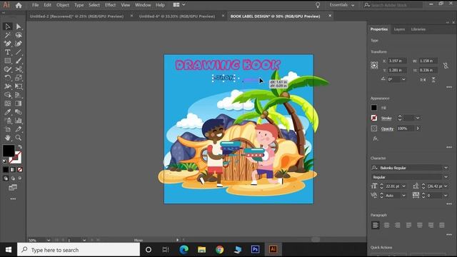 BOOK FRONT PAGE DESIGN & MOCK UP| ADOBE ILLUSTRATOR|PHOTOSHOP| смотреть онлайн