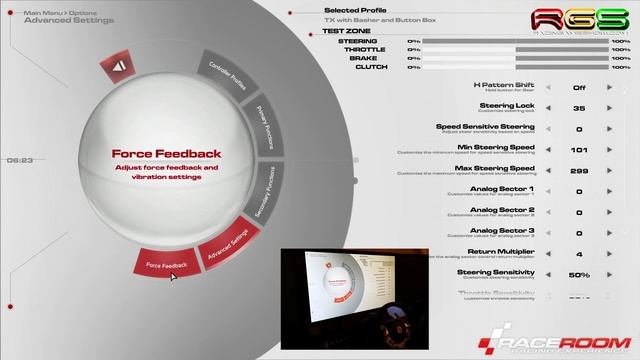 RaceRoom RE | Wheel and Force Feedback Settings for Thrustmaster TX One | New Update | смотреть онлайн