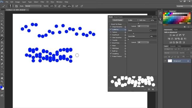 كيفية بعثرة الفرشاة scattering | فوتوشوب Photoshop CS6 & CC - درس (11) смотреть онлайн