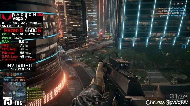 Battlefield Games on Ryzen 5 4600G Vega 7 & 16GB RAM - No GPU смотреть онлайн