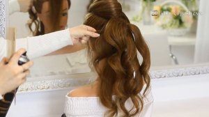 Высокий Объемный Хвост.Прическа на Выпускной.Beautiful Hairstyles with long ponytail trick