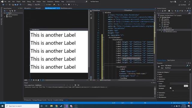 The Scrollviewer in WPF - How to Scroll Content in WPF Part 7 смотреть онлайн