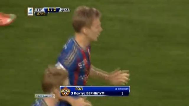 Терек - ЦСКА [1-2] Вернблум смотреть онлайн