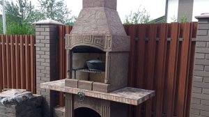 Сборка печи барбекю №5А. Компания «Династия»