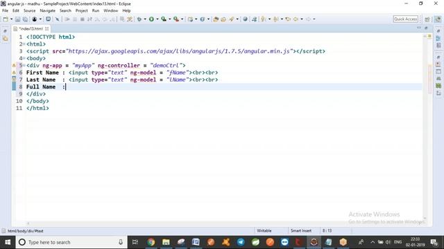 AngularJS Controller functions | PART C | JAVA By Madhu Vundavalli смотреть онлайн