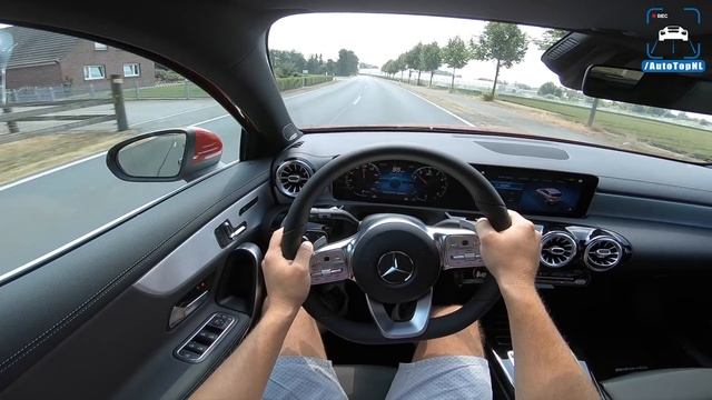 2019 Mercedes Benz A Class AMG Line A250 2.0T 224HP | POV Test Drive By AutoTopNL