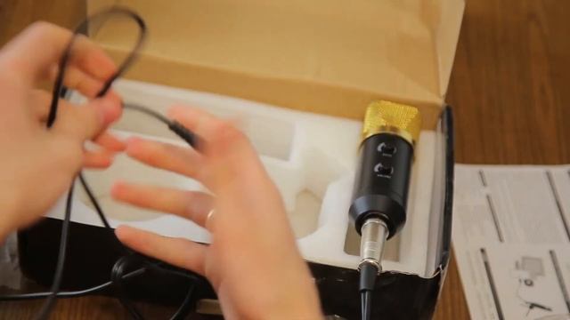 Микрофон c Aliexpress BM-100FX или F100TL Распаковка и Обзор + Тест смотреть онлайн