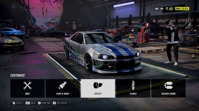 Rebuilding Nissan Skyline GT R R34 (Brian O’Conner Fast & Furious) - NFS HEAT Gameplay смотреть онлайн