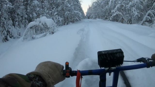 Помор! Мотобукситовщик с модулем толкач. Обзор проходимость и управляемость. смотреть онлайн
