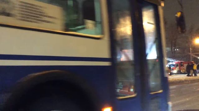 Пожар в Москве на Ул. Пр-т Буденного смотреть онлайн