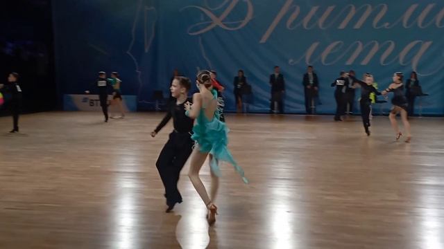 Никулин Виталий - Акимкина Екатерина. "В ритмах лета 2023" МС Юниоры 1. Джайв смотреть онлайн