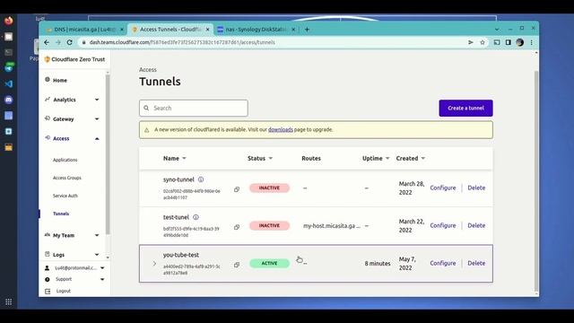 NEW Cloudflare tunnel on GUI: Access PIHOLE and JELLYFIN on a SYNOLOGY. смотреть онлайн