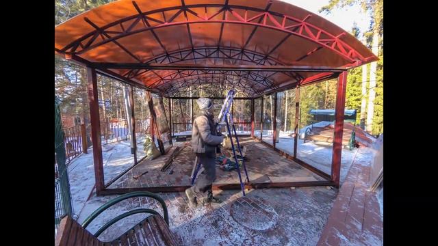 Раздвижное остекление террасы, веранды, беседки ЛюкСист смотреть онлайн