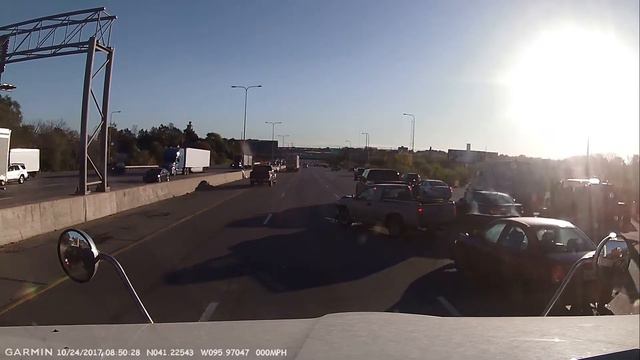 10/24/17 I-80 E @36th ST Omaha Ne. morning rush hour смотреть онлайн