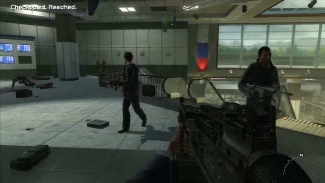 Call of Duty : Modern Warfare 2 запрещенная миссия в Аэропорту [HD-video] смотреть онлайн