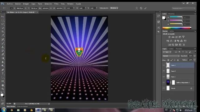 Relleno degradado, cargar pincel, lighting effects classic- photoshop cs6 смотреть онлайн