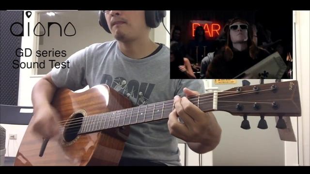 Diana guitar GD series guitar sound test 吉他 測試 смотреть онлайн