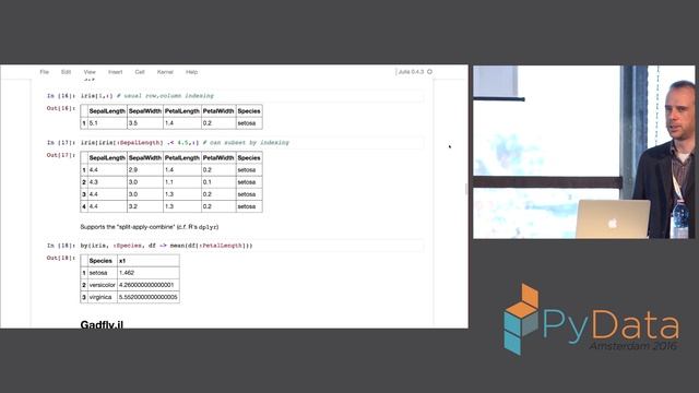 Simon Byrne - Julia for data analysis смотреть онлайн