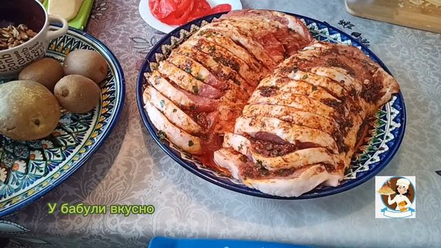 #Блюдо к пасхе .Мясо!!!Как вкусно приготовить свинину, карбонат,,гармошка,, во рту тает. смотреть онлайн