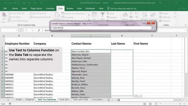 The Wizarding World of the Excel Text to Columns Wizard смотреть онлайн