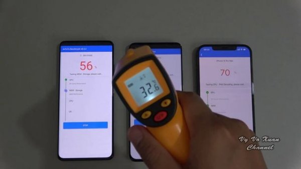 Exynos 2100 vs Snapdragon 888 vs A14 Bionic | Temperature & Antutu Benchmark score