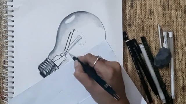 How to draw a 3D bulb step by step for beginners смотреть онлайн