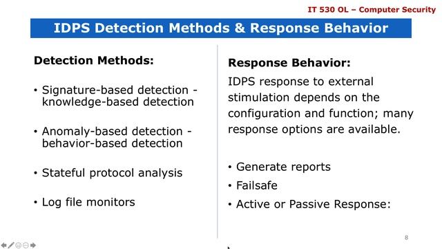 Chapter 7 - Security Tools, Intrusion Detection and Prevention Systems смотреть онлайн