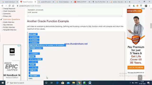 Another Oracle Function Example 32 смотреть онлайн