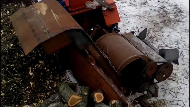 Измельчитель веток (щепорез)барабанный своими руками смотреть онлайн