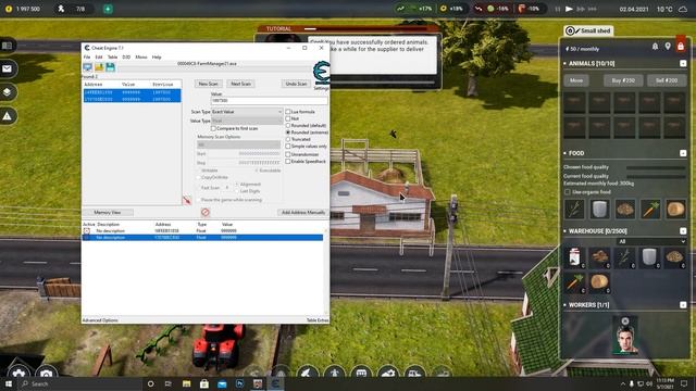 Farm Manager 2021 Cheat Engine ?