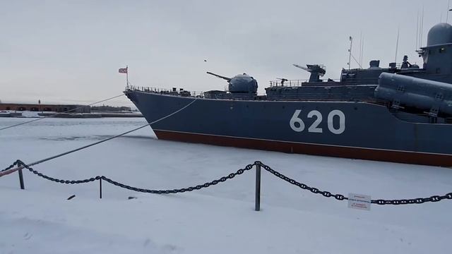 Кронштадт, база Дважды Краснознамённого Балтийского флота, 17 января 2021 года. смотреть онлайн