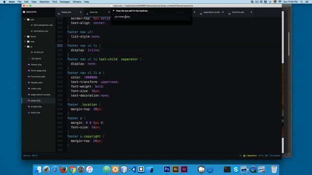 069 Creating a our menu php Template File смотреть онлайн