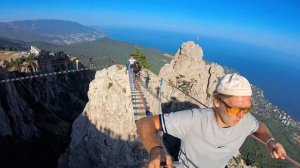 Подъем на Айпетри. Канатный мост.