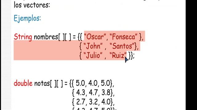 Introduccion a los arreglos bidimensionales en Java смотреть онлайн