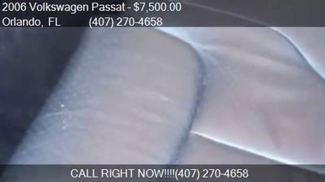2006 Volkswagen Passat 3.6 4dr Sedan for sale in Orlando, FL смотреть онлайн