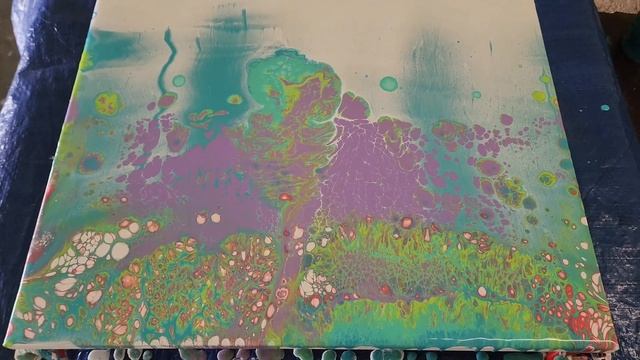 Technique a Week - Acrylic Pour Swipe Day 1 смотреть онлайн