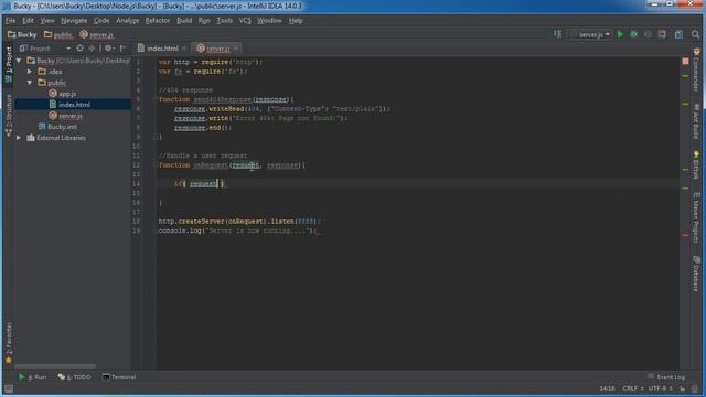 Node js Tutorial for Beginners 14 Simple Web File Server смотреть онлайн