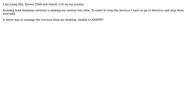 Tools to manageSQL Server and Oracle database from the desktop смотреть онлайн