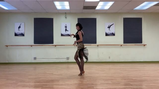 Rumba Choreo - Bésame mucho - Andrea Bocelli - Solo Latin lady style смотреть онлайн