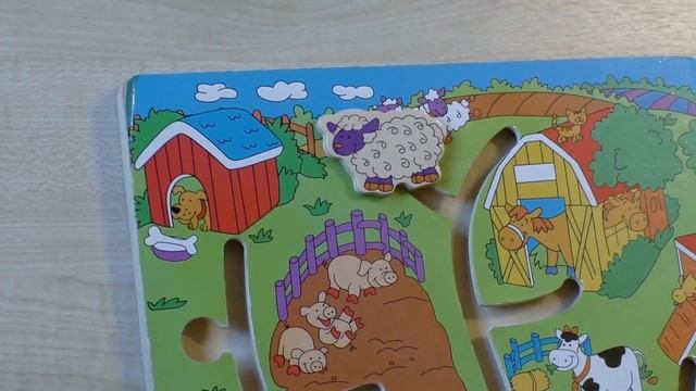 Домашние животные. Игра для детей от 1 года до 2 - 3 лет. Чем занять ребенка дома. смотреть онлайн