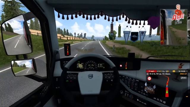EURO TRUCK SIMULATOR 2 | ДЕД НА VOLVO - ДОВЕЗЁМ? смотреть онлайн