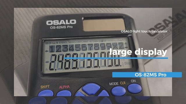 OS-82MS Pro Scientific Calculator смотреть онлайн