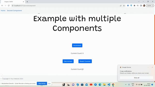 Angular 16+ Data Sharing | State Management Between Components Using NGRX смотреть онлайн