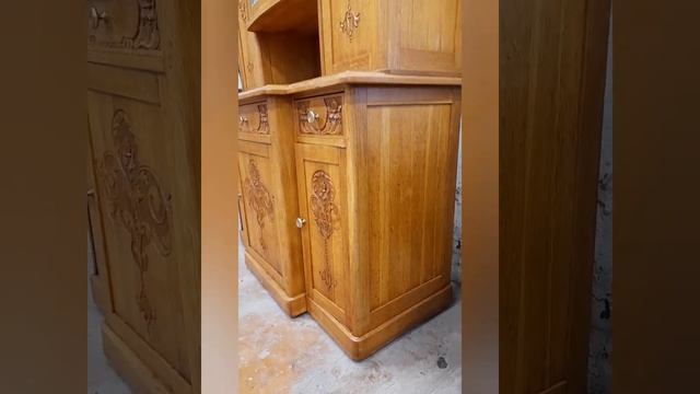 Реставрация буфета в Самаре. Реставрация мебели. "Restwoodsamara." смотреть онлайн