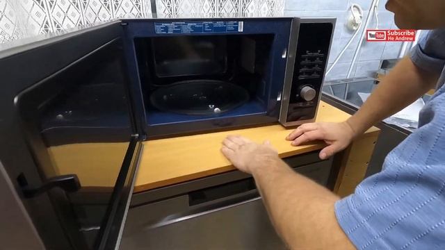 Samsung Microwave MS28F303TAS/OL Unboxing and Test смотреть онлайн