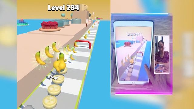 Satisfying Mobile Games LEVEL UP Playing 55555 Tiktok Video Sandwich Runner 41T100UQ смотреть онлайн