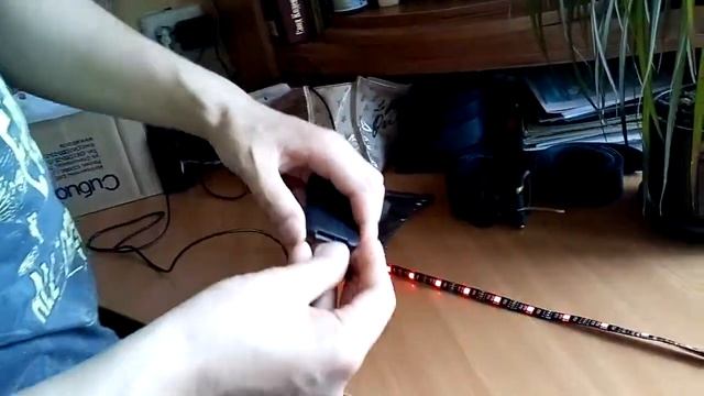 USB LED Strip 5050 RGB ТВ Фон Комплект Освещения Cuttable с 17Key РФ Контроллер смотреть онлайн