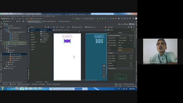 HANDLING BUTTON EVENT | USING ONCLICK HANDLER ON BUTTON смотреть онлайн